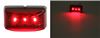 clearance lights submersible optronics led trailer or side marker light - 3 diodes rectangle red lens