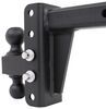 bulletproof hitches trailer hitch ball mount 2 inch 2-5/16 two balls drop - 4 rise md204