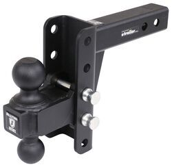 BulletProof Hitches 2-Ball Mount for 2" Hitch - 6-1/4" Drop, 6-3/4" Rise - 14,000 lbs - MD204