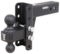 BulletProof Hitches 2-Ball Mount for 2-1/2" Hitch - 6-1/4" Drop, 6-1/2" Rise - 14K - MD254