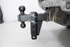 0  adjustable ball mount 10000 lbs gtw 14000 bulletproof hitches 2-ball for 2-1/2 inch hitch - 6-1/4 drop 6-1/2 rise 14k