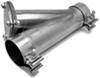 exhaust cut-out magnaflow cutout for single systems - stainless steel 2-1/4 inch inlet/outlet