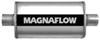 20l x 7w 3-1/2t inch gas engine magnaflow stainless steel straight-through universal muffler - satin finish