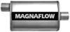 17l x 9w 4t inch gas engine magnaflow performance muffler - universal stainless steel satin finish