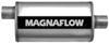 20l x 8w 5t inch gas engine magnaflow performance muffler - universal stainless steel satin finish