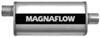 24l x 8w 5t inch gas engine magnaflow performance muffler - universal stainless steel satin finish