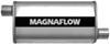28l x 11w 5t inch gas engine magnaflow performance muffler - universal stainless steel satin finish