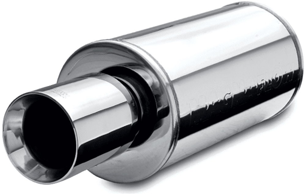 Magnaflow Stainless Steel Straight Through Universal Muffler Street Series Mirror Finish 1758