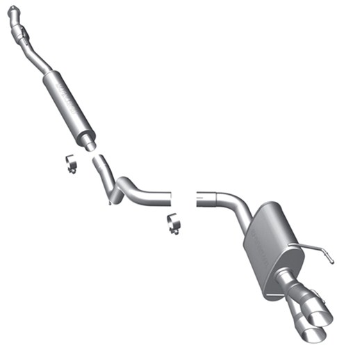 2012 Fiat 500 MagnaFlow Cat-Back Exhaust System - Stainless Steel - Gas