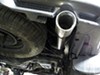 2012 toyota 4runner  cat-back exhaust 4 inch tip diameter on a vehicle