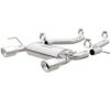 axle-back exhaust 2-1/4 inch tubing diameter 2-1/2 magnaflow stainless steel system - gas