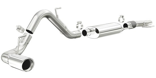 2013 Ford F-150 MagnaFlow Cat-Back Exhaust System - Stainless Steel - Gas