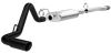 cat-back exhaust 3 inch tubing diameter magnaflow black system - stainless steel gas
