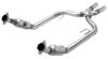 non-spun construction magnaflow stainless steel catalytic converter - off-road use only direct-fit