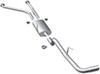 3 inch tubing diameter 3-1/2 tip magnaflow cat-back exhaust system - stainless steel gas