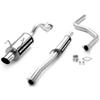 2-1/4 inch tubing diameter 4 tip magnaflow stainless steel cat-back exhaust system - gas