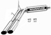 2-1/2 inch tubing diameter 3-1/2 tip magnaflow cat-back exhaust system - stainless steel gas