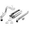 3 inch tubing diameter 4 tip magnaflow stainless steel cat-back exhaust system - gas