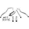 2-1/2 inch tubing diameter 3-1/2 tip magnaflow stainless steel cat-back exhaust system - gas