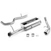 2-1/2 inch tubing diameter 4 tip magnaflow stainless steel cat-back exhaust system - gas