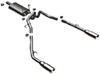 3 inch tubing diameter 5 tip magnaflow stainless steel cat-back exhaust system - gas