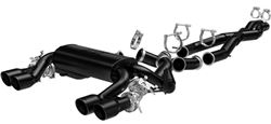 MagnaFlow Sport Series Cat-Back Exhaust System - Stainless Steel - Gas - Black - MF19187