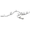 cat-back exhaust 2-1/2 inch magnaflow mf series system - stainless steel -gas