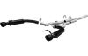 cat-back exhaust 2-1/2 inch tubing diameter magnaflow competition series system - stainless steel black gas