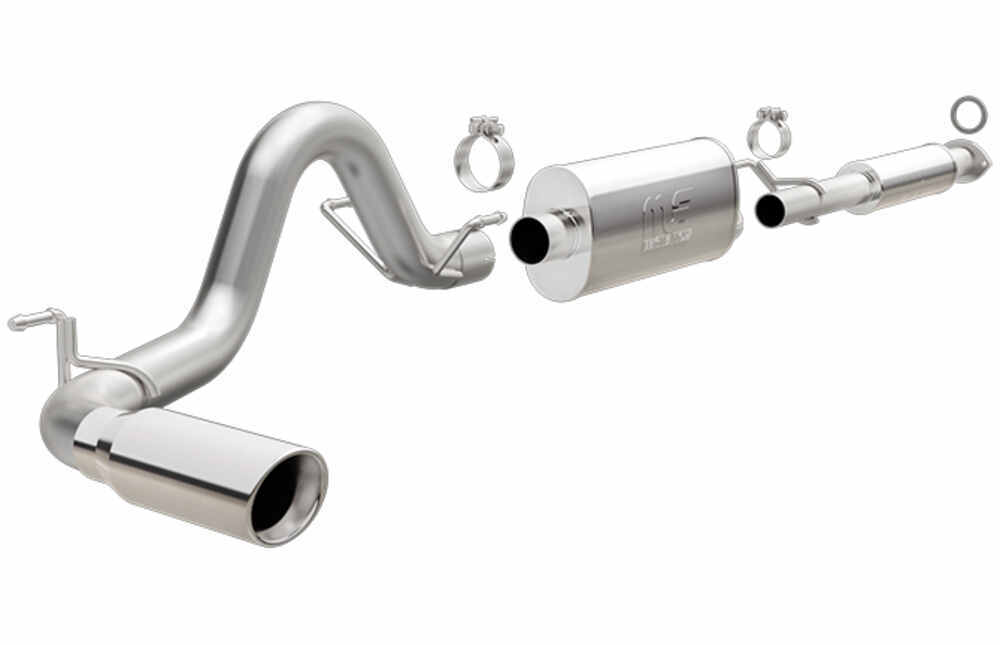 MagnaFlow Rear Exit - Single - Straight - Passenger Side Exhaust Systems - MF19293