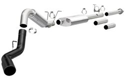 MagnaFlow MF Series Cat-Back Exhaust System - Stainless Steel - Gas - Black - MF19376