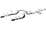 MagnaFlow MF Series Cat-Back Exhaust System - Stainless Steel - Gas - Black                         