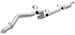 MagnaFlow Rockcrawler Series High Clearance Cat-Back Exhaust System - Stainless Steel - Gas         