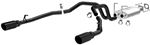 MagnaFlow MF Series Cat-Back Exhaust System - Stainless Steel - Gas - Black                         