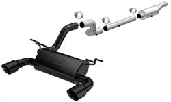 MagnaFlow MF Series Cat-Back Exhaust System - Stainless Steel - Gas - Black                         