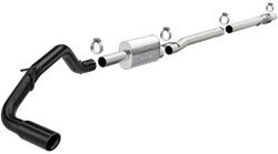 MagnaFlow Street Series Cat-Back Exhaust System - Stainless Steel - Gas - Black Tip                 