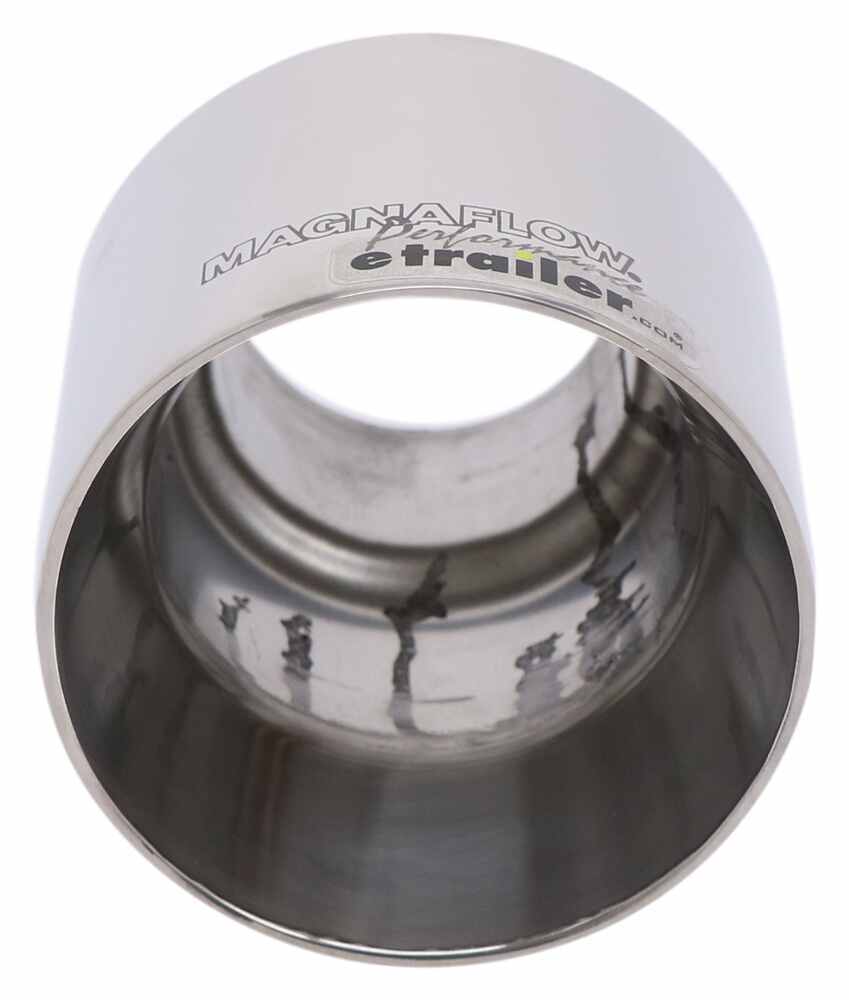 Magnaflow 4 Exhaust Tip Stainless Weld On For 2 14 Tailpipe Magnaflow Exhaust Tips Mf35124 0277