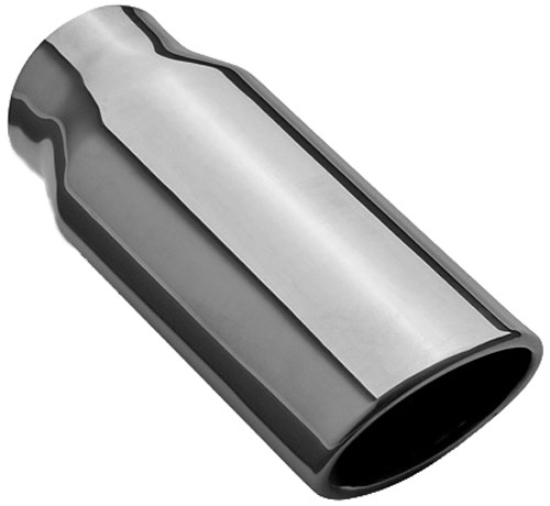 MagnaFlow 2-1/2" X 3-1/5" Exhaust Tip - Stainless, Weld-On For 2-1/4 ...