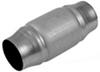 spun construction no air tubes magnaflow metallic catalytic converter - stainless steel universal 3 inch inlet/outlet