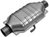 non-spun construction single air tube magnaflow stainless steel catalytic converter w/ - universal