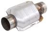 universal fit no air tubes magnaflow stainless steel catalytic converter w/ o2 port -