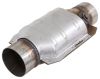 universal fit no air tubes magnaflow stainless steel catalytic converter w/ o2 port -