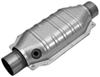 non-spun construction no air tubes magnaflow heavy metal loaded stainless steel catalytic converter w/ o2 port - universal
