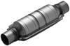 non-spun construction no air tubes magnaflow heavy metal loaded stainless steel catalytic converter - universal