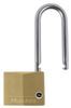 Master Lock 1-9/16" Wide Solid Brass Body Padlock with 2" Shackle - Qty 1 1/4 Inch Diameter ML140DLH