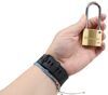 universal application padlock master lock brass - 1-1/2 inch wide long shackle keyed alike