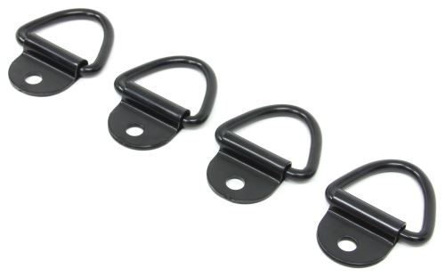 CURT 1 x 1-1/4 Surface-Mounted Tie-Down D-Rings (1,200 lbs
