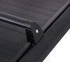retractable - manual mountain top evo-m hard tonneau cover with truck bed rack aluminum black