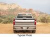 0  retractable - manual mountain top evo-m hard tonneau cover with truck bed rack aluminum black
