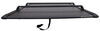retractable - manual mountain top evo-m hard tonneau cover with truck bed rack aluminum black