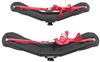 kayak clamp on malone seawing roof rack w/ tie-downs - saddle style
